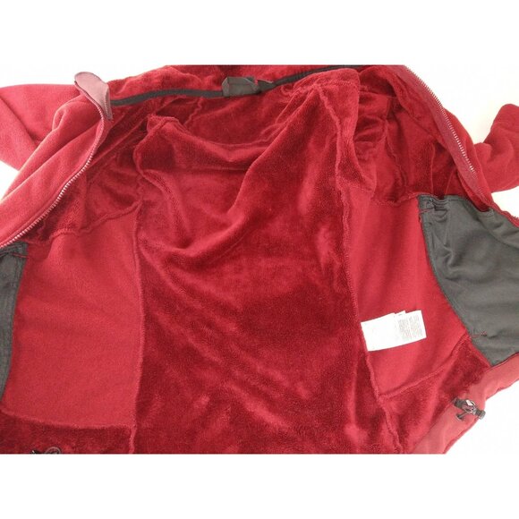 Mountain Hardwear Women's Red Soft Fleece Zip Up Jacket Size Medium - Picture 10 of 15